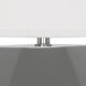 Small Franklin 16.38 inch 60 watt Matte Ash Accent Lamp Portable Light