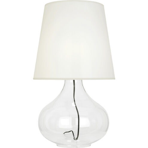 June 31 inch 150 watt Clear Glass Body Table Lamp Portable Light