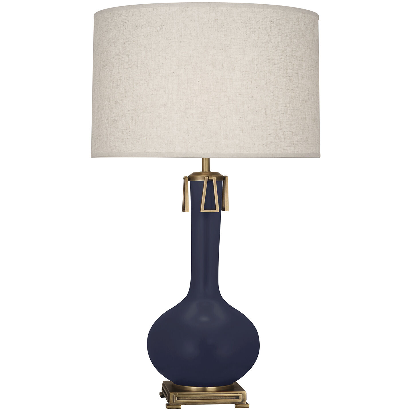 Athena 31.63 inch 150 watt Matte Midnight Blue Table Lamp Portable Light