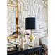 Jeannie 33.5 inch 150.00 watt Modern Brass Table Lamp Portable Light in Black with Gold