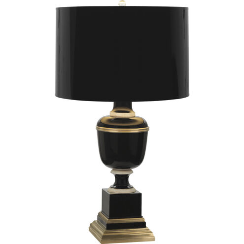 Annika 24 inch 60.00 watt Black Accent Lamp Portable Light in Black With Matte Gold