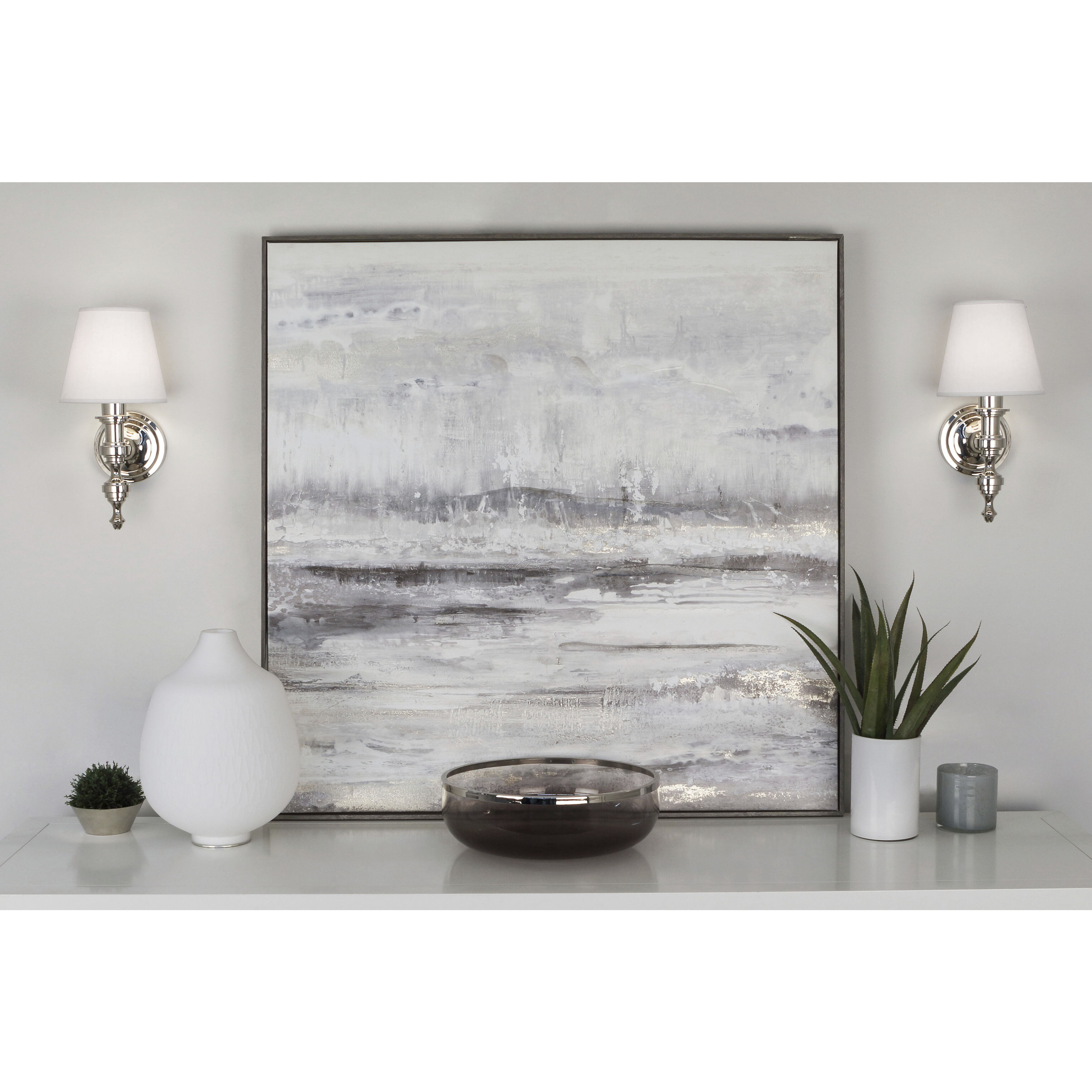 Arthur 1 Light 7 inch Polished Nickel Wall Sconce Wall Light