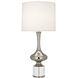 Jeannie 33.5 inch 150.00 watt Polished Nickel Table Lamp Portable Light in Fondine
