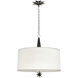 Cosmos 3 Light 22 inch Deep Patina Bronze With Antique Silver Pendant Ceiling Light