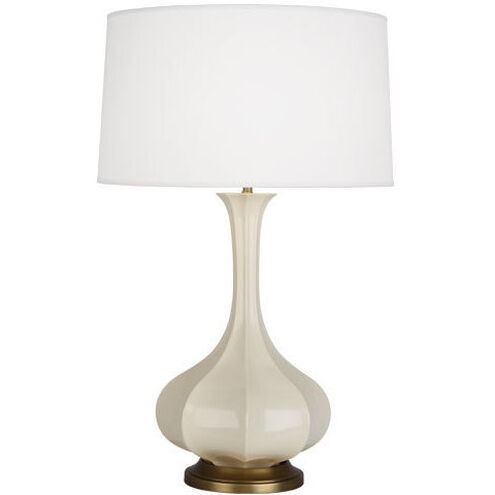 Pike 31.88 inch 150.00 watt Bone Table Lamp Portable Light in Aged Brass