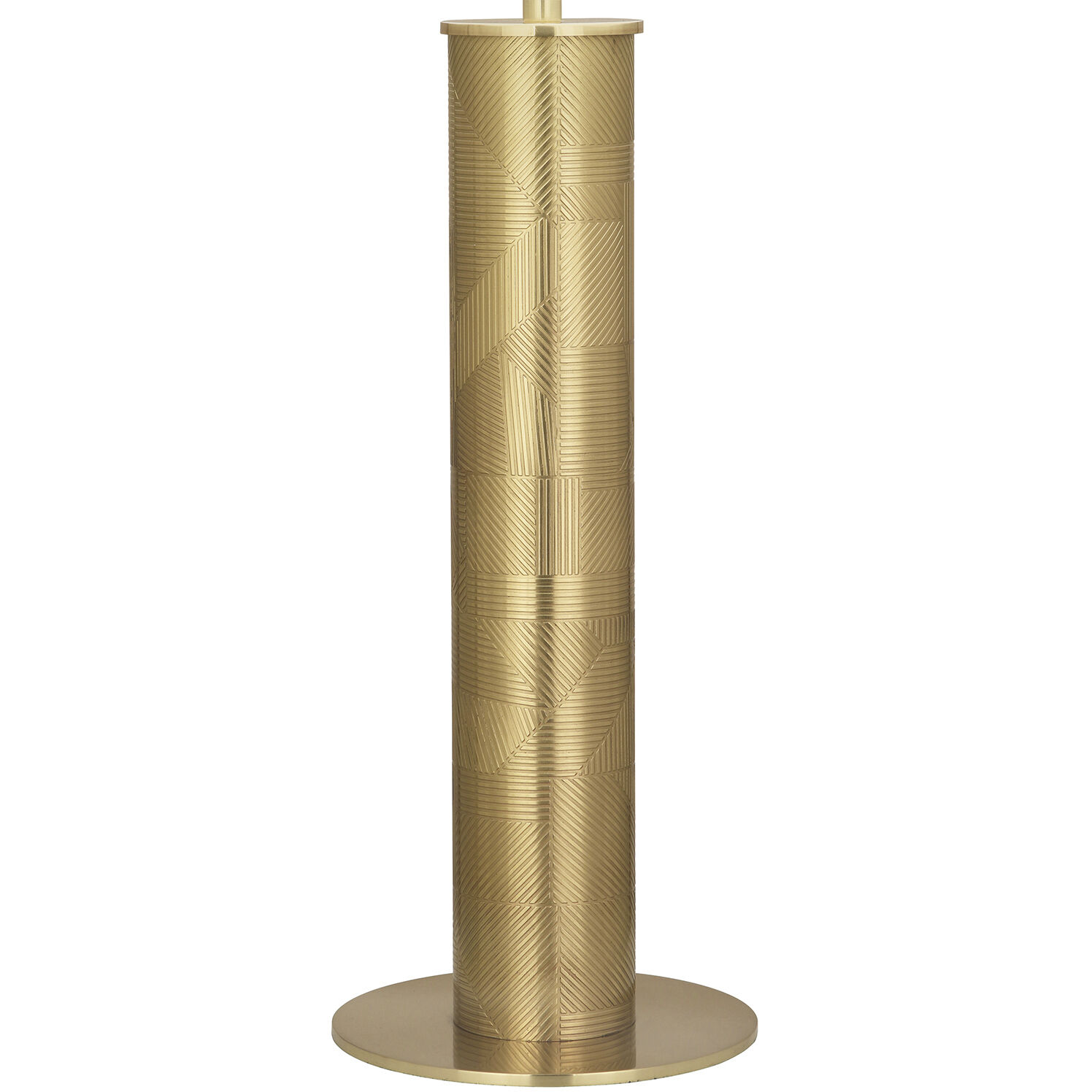 Michael Berman Brut 28.75 inch 150 watt Modern Brass Table Lamp Portable Light