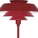 Pierce 60.38 inch 150 watt Ruby Red Floor Lamp Portable Light