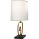 Chloe 22.75 inch 150.00 watt Warm Brass Table Lamp Portable Light