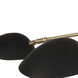 Rico Espinet Racer 5 Light 50 inch Modern Brass Chandelier Ceiling Light in Matte Black