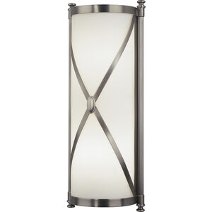 Chase 2 Light 6.5 inch Dark Antique Nickel Wall Sconce Wall Light