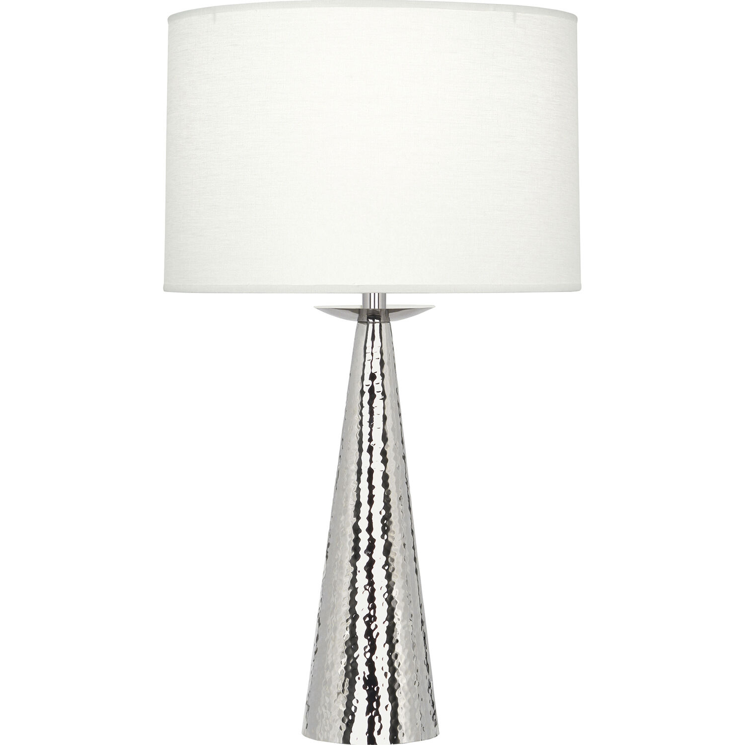 Dal 30.38 inch 150 watt Polished Nickel Table Lamp Portable Light