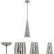 Dal 1 Light 6 inch Polished Nickel Pendant Ceiling Light