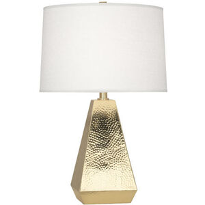 Dal 25.63 inch 150.00 watt Modern Brass Table Lamp Portable Light