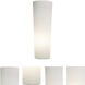 Rico Espinet Marina 22 inch 60 watt Frosted White Cased Glass Table Lamp Portable Light