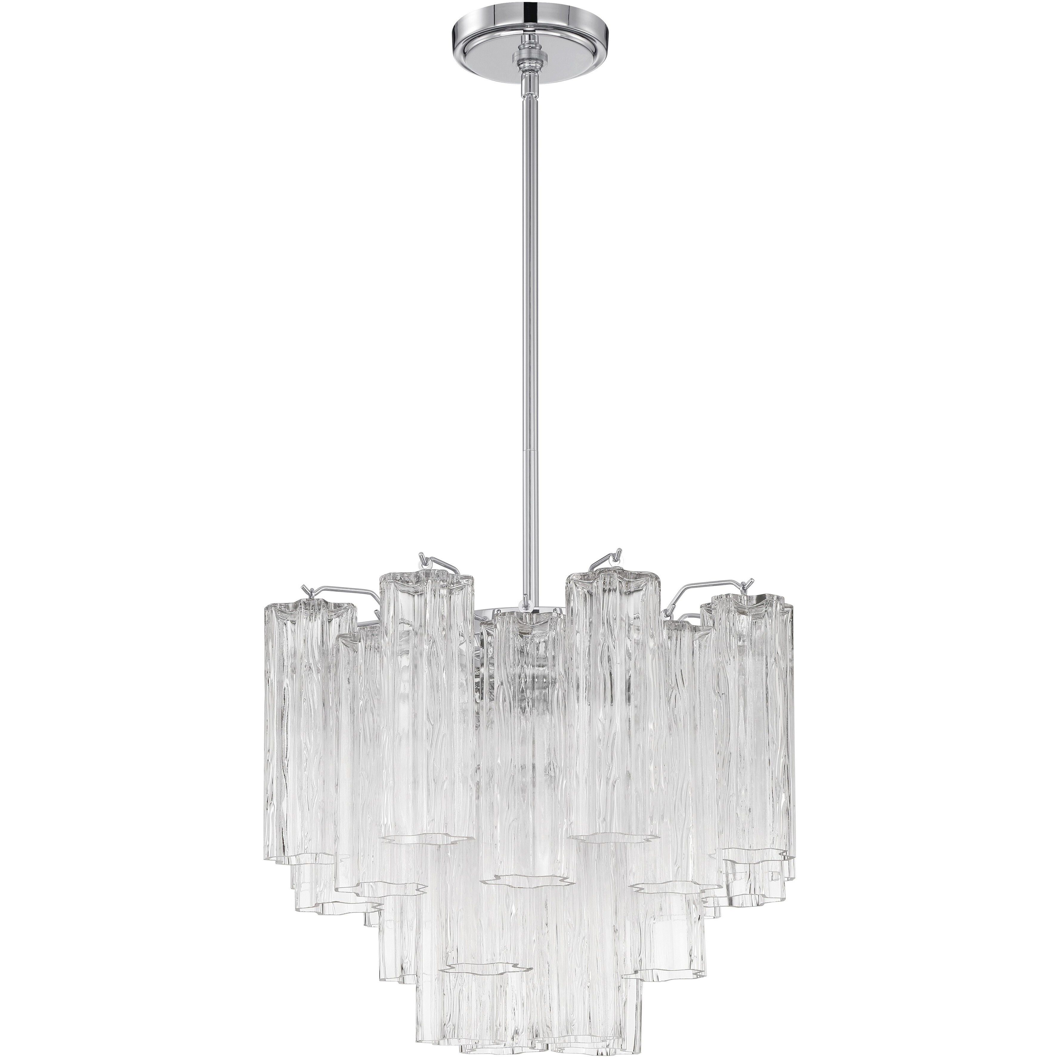 Addis 4 Light 17.75 inch Polished Chrome Mini Chandelier Ceiling Light in Clear
