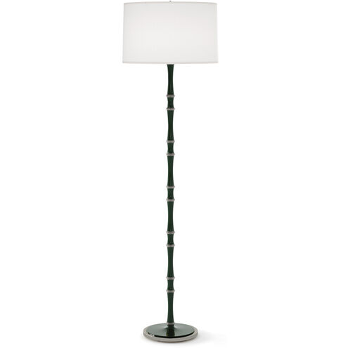 Kane 64.5 inch 150.00 watt Jungle with Polished Nickel Floor Lamp Portable Light in Ascot White