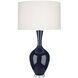 Audrey 33.5 inch 150.00 watt Midnight Blue Table Lamp Portable Light
