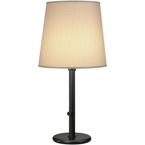 Rico Espinet Buster Chica 28.75 inch 150.00 watt Deep Patina Bronze Accent Lamp Portable Light in Muslin Claiborne