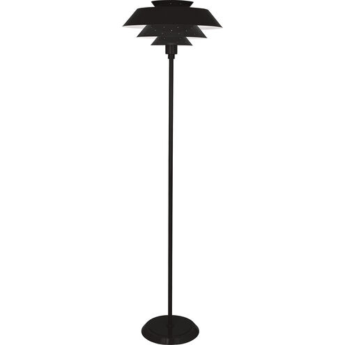 Pierce 60.38 inch 150.00 watt Piano Black Floor Lamp Portable Light