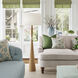 Hatteras 61 inch 150.00 watt Natural Rope with Modern Brass Floor Lamp Portable Light in Fondine