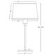 Real Simple 22.75 inch 100.00 watt Dark Bronze Powder Coat Table Lamp Portable Light