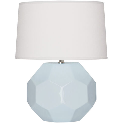 Franklin 23.5 inch 150.00 watt Baby Blue Table Lamp Portable Light