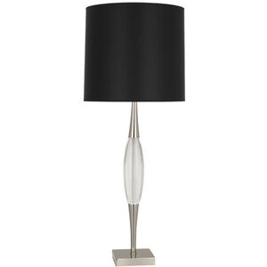 Juno 36.5 inch 150.00 watt Polished Nickel Table Lamp Portable Light in Black With Matte Silver
