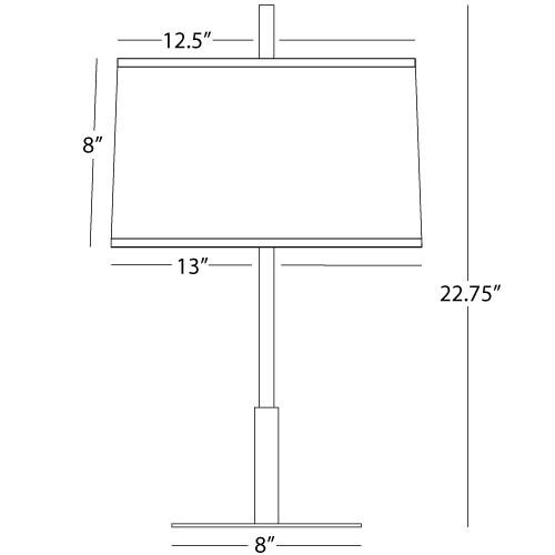 Echo 22.75 inch 60.00 watt Deep Patina Bronze Accent Lamp Portable Light