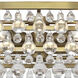 Bling 8 Light 19 inch Antique Brass Chandelier Ceiling Light