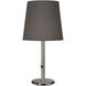 Rico Espinet Buster Chica 28.75 inch 150.00 watt Polished Nickel Accent Lamp Portable Light in Smoke Gray