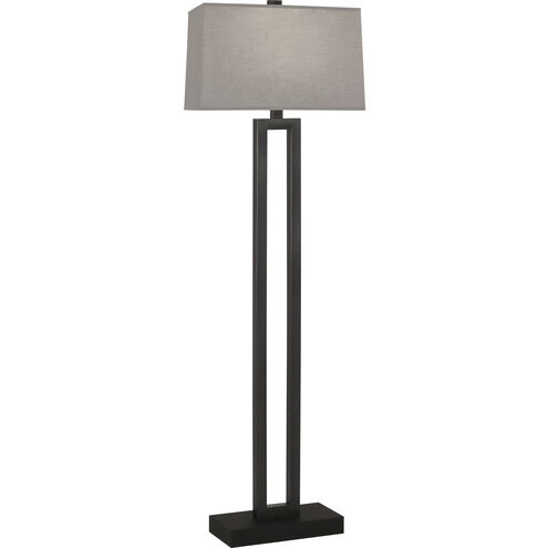 Doughnut 59.75 inch 150.00 watt Deep Patina Bronze Floor Lamp Portable Light in Smoke Gray