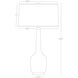 Delilah 34.31 inch 150.00 watt Razzle Rose Glaze Table Lamp Portable Light