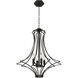 Grace 4 Light 22 inch Deep Patina Bronze Chandelier Ceiling Light