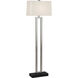 Doughnut 59.75 inch 150.00 watt Antique Silver Floor Lamp Portable Light in Snowflake