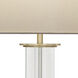 Williamsburg Finnie 31.38 inch 150 watt Modern Brass Table Lamp Portable Light