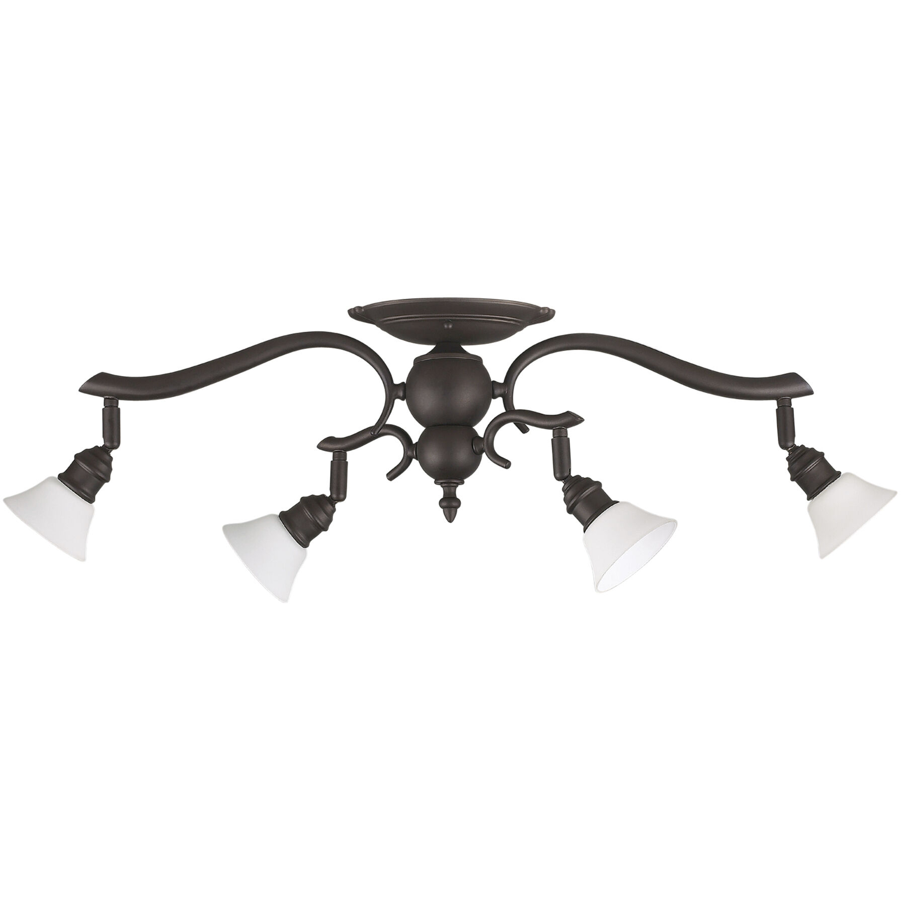 Madison 4 Light Oil Rubbed Bronze Track Ceiling Light
