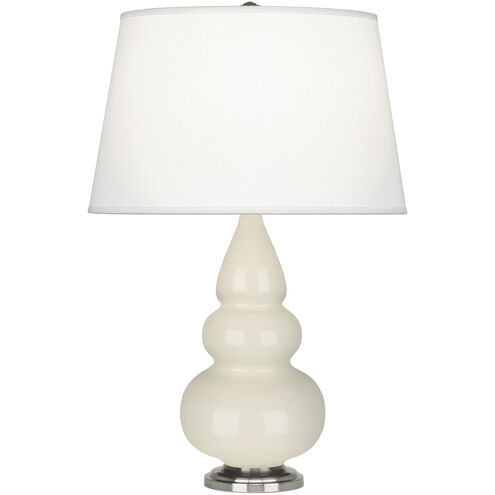 Small Triple Gourd 24.38 inch 150.00 watt Bone Accent Lamp Portable Light in Antique Silver