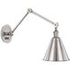 Alloy 1 Light 7.5 inch Polished Nickel Wall Sconce Wall Light