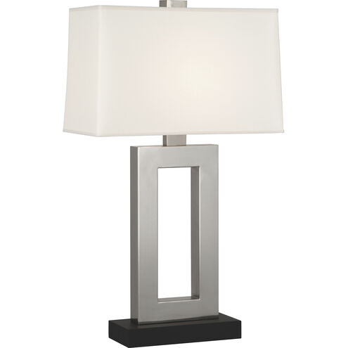 Doughnut 29.5 inch 150.00 watt Antique Silver Table Lamp Portable Light in Snowflake