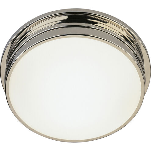 Roderick 2 Light 13.5 inch Polished Nickel Flushmount Ceiling Light