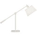 Real Simple 15.75 inch 100.00 watt Stardust White Powder Coat Table Lamp Portable Light