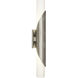 Michael Berman Brut 2 Light 4.5 inch Polished Nickel Wall Sconce Wall Light