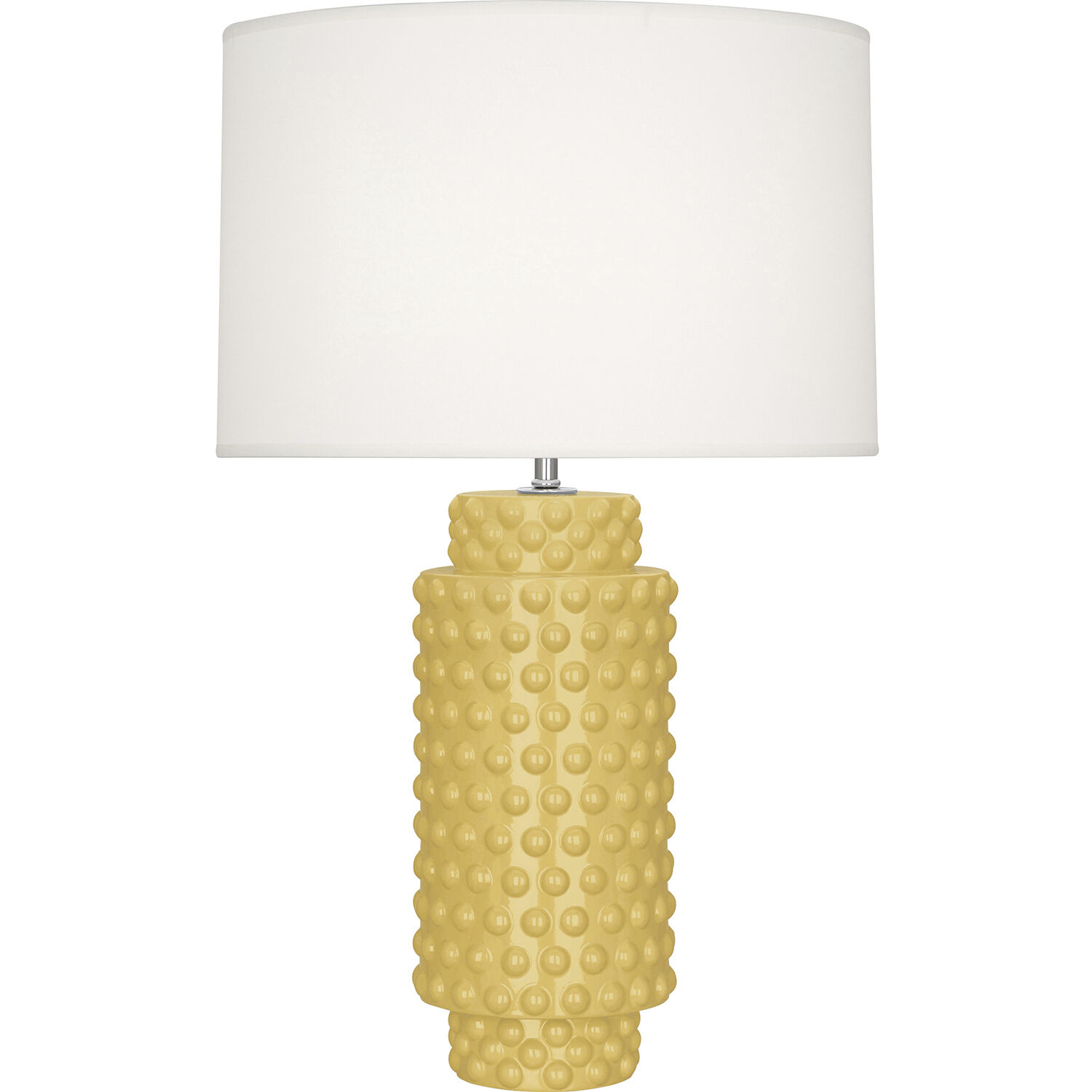 Dolly 27.5 inch 150 watt Sunset Yellow Table Lamp Portable Light in Fondine