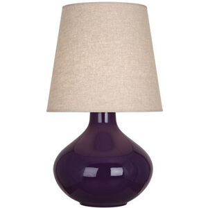 June 30.75 inch 150.00 watt Amethyst Table Lamp Portable Light in Buff Linen
