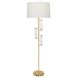 Alston 61.38 inch 150.00 watt Modern Brass Floor Lamp Portable Light