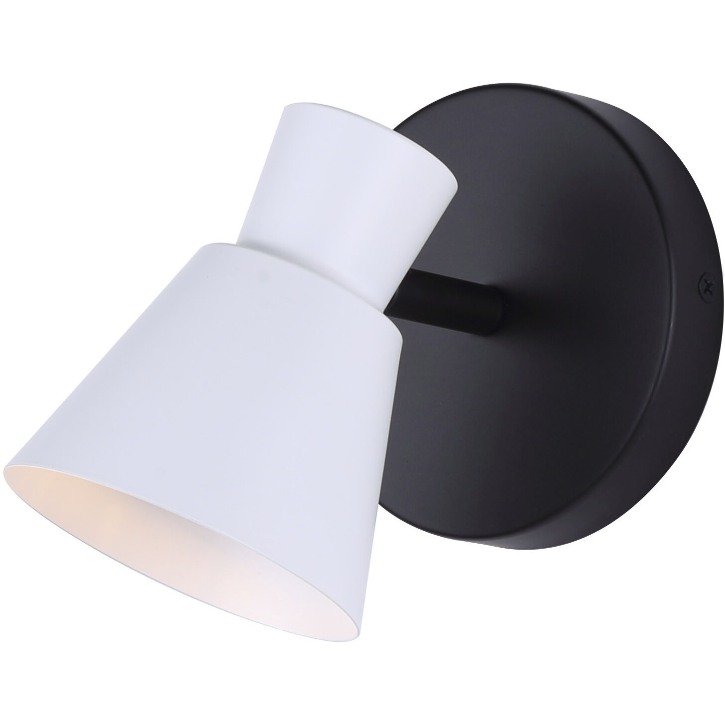Radley 1 Light Black/White Track Lighting Ceiling Light