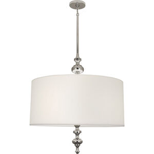 Arthur 3 Light 27 inch Polished Nickel Pendant Ceiling Light
