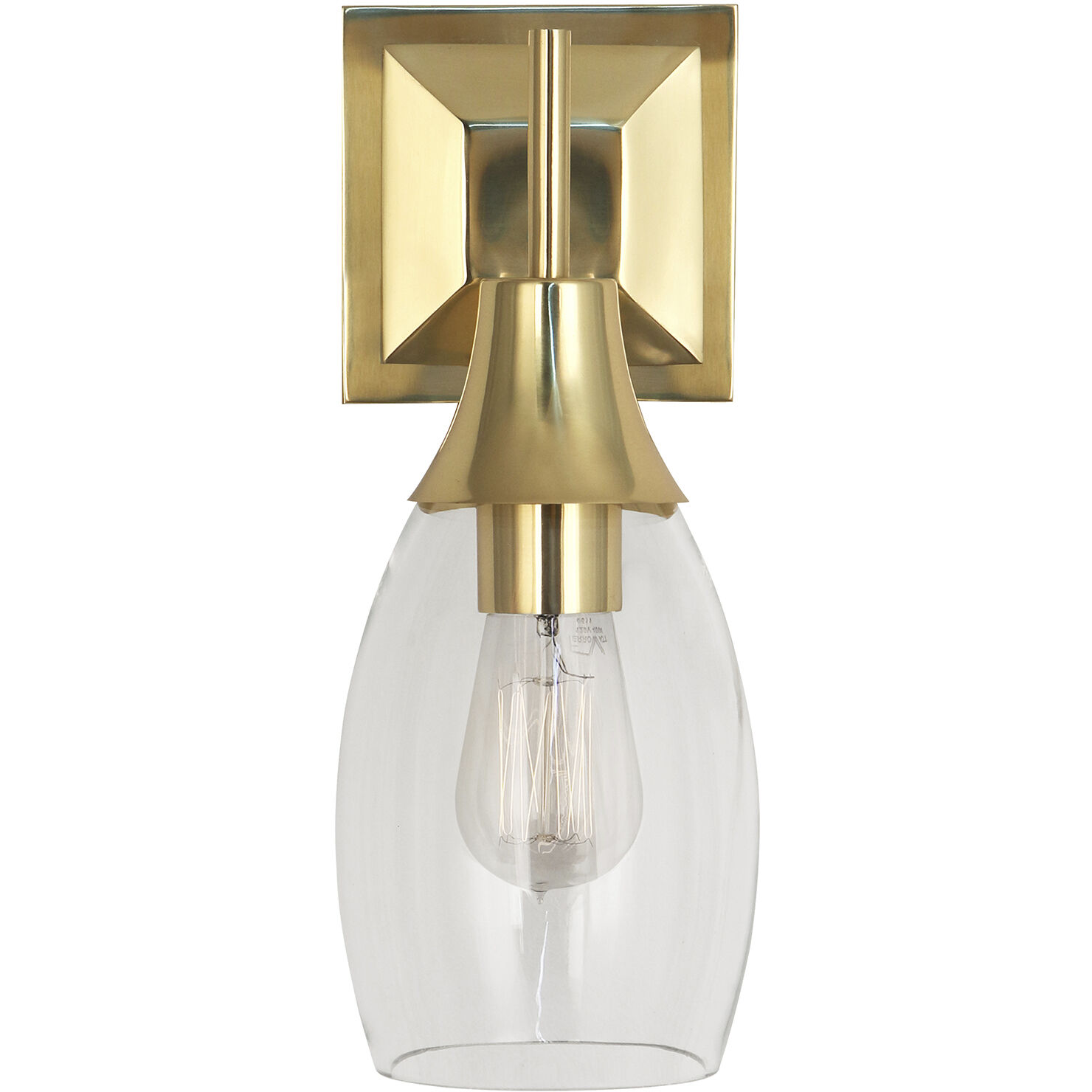 Grace 1 Light 5 inch Modern Brass Wall Sconce Wall Light