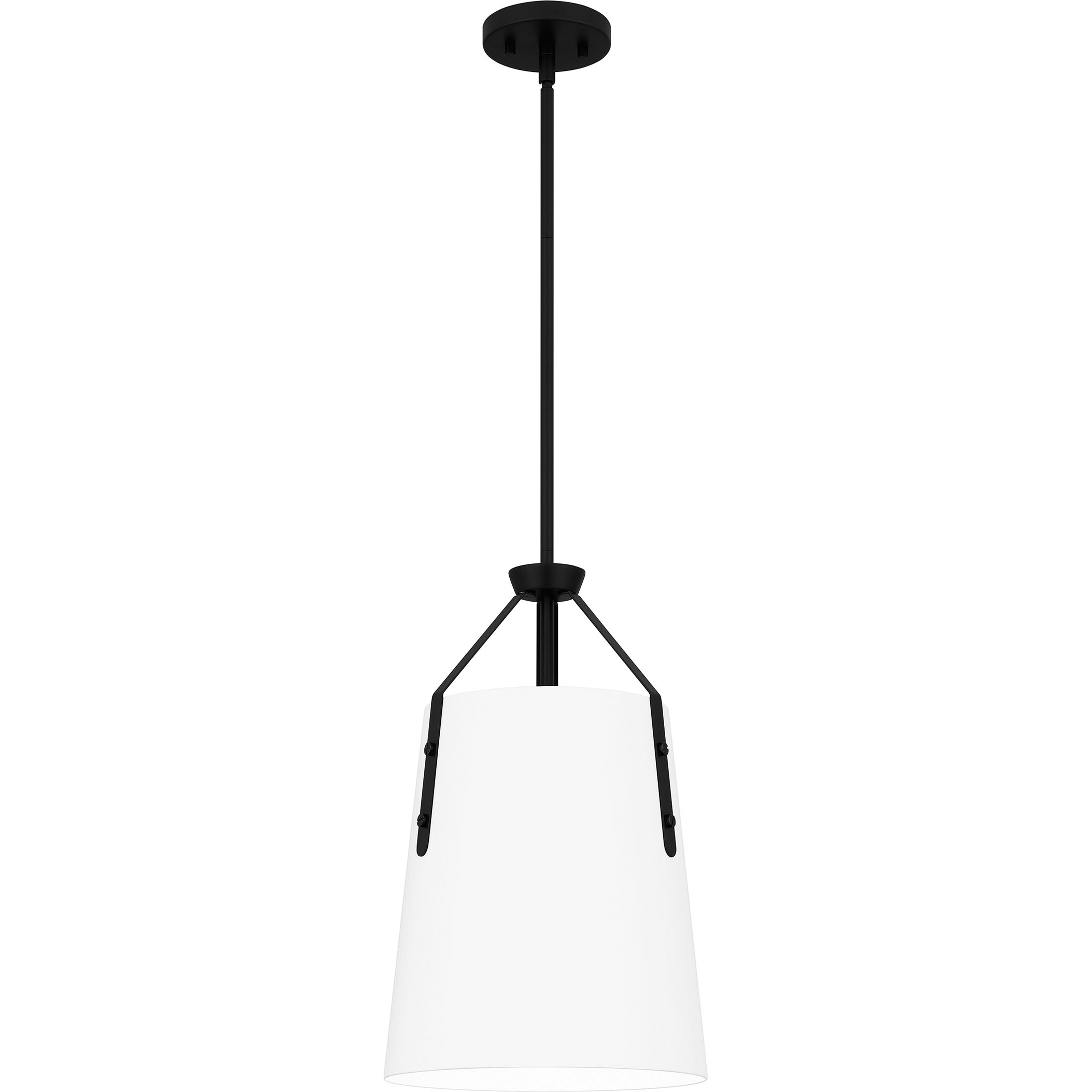 Faye 1 Light 11.25 inch Matte Black Mini Pendant Ceiling Light