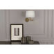 Koleman 11 inch 100.00 watt Aged Brass Wall Swinger Wall Light